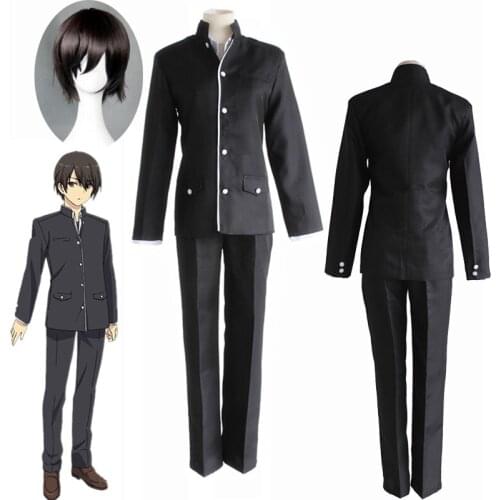 Anime Charlotte Yuu Otosaka Cosplay Costume Shcool Uniforms Halloween Carnival Party Game Cosplay Costumes Full set (top+pants)