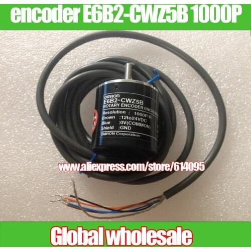 Free shipping incremental rotary encoder / encoder E6B2-CWZ5B 1000P/R / for Omron rotary optical encoder