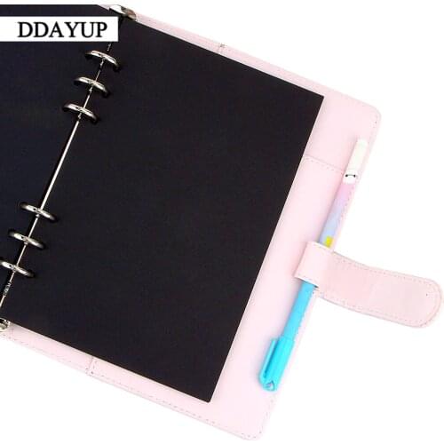 40 Sheets A5 A6 A7 Black Card Handmade Notebook Inside Pages Stationery Office School Supplies