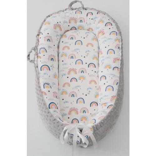 Baby crib bed, uterus bionic bed, newborn bed, bubble fleece baby bedding kit crib bedding set nursery room decoration infanil