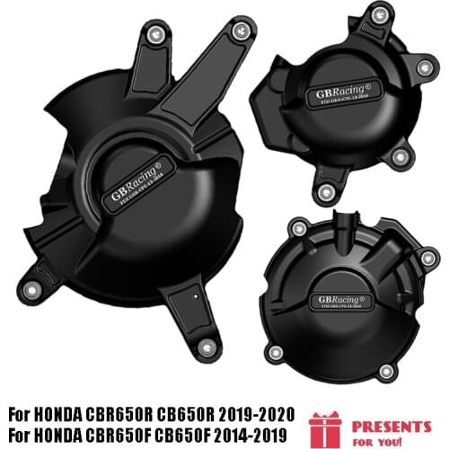 For HONDA CBR650R CB650R CB650F CBR650R Engine Covers Protectors NEW Motorcycles Engine Cover Protection Case forCase GB Racing