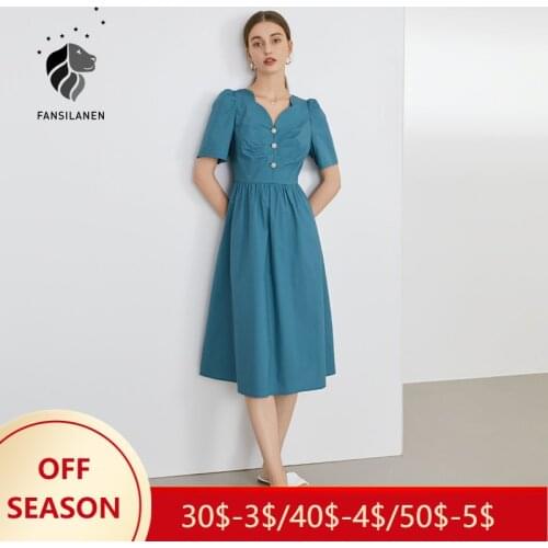 Женские летние платья FANSILANEN China At AliExpress