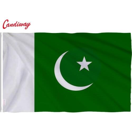 Flag of Pakistan 3x5 feet Islamic Republic of Pakistan Karachi Islamabad Pakistani Office/parade/Festival/Home Decoration NN078