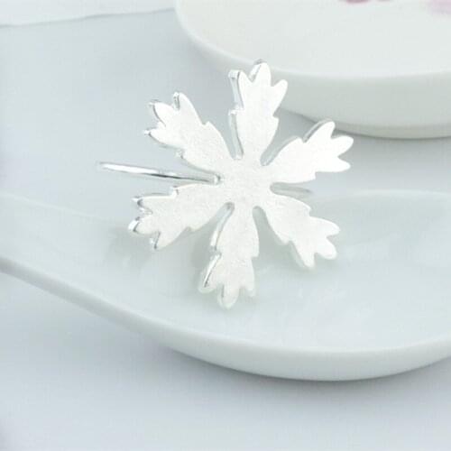 Hot Sale New Arrival Snow Flower Shape Napkin Rings Napkin Buckle For Hotel Wedding Decoration Kitchen Table Festival Decors