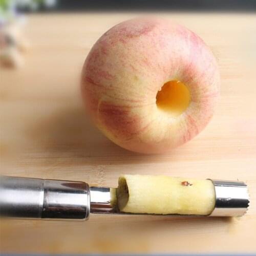 Stainless Steel Apple Corer Fruit Seed Core Remover Pear Cherry Pitter Corers Seeder Slicer Knife Kitchen Gadget Fruit Tool