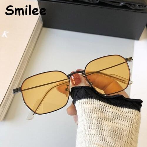 2021 Fashion New Oversized Frame Metal Square Sunglasses Women Luxury Eyewear Oculos De Sol Feminino Celebrity Sun Glasses UV400