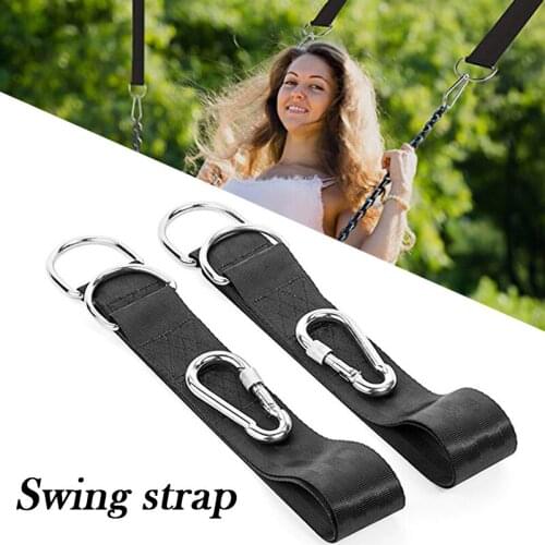 Hammock Swing Strap Super Thick Swing Rope Strap With Carabiner Safe and Durable Strong Bearing Capacity H88F