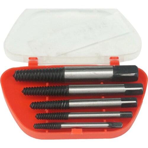 Full set 3-18mm G1/8-3/4 Steel Broken Speed Out Damaged Screw Extractor Drill Bit Guide Set Broken Bolt Remover