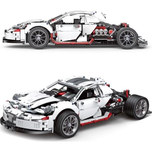 Follow Store =$2 Coupon Super Racing Sports Car Model Building Blocks Toys For Children Gifts 1995 PCS