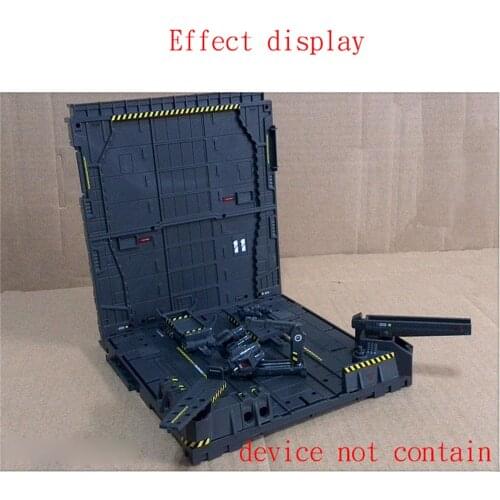 Stickers Safety Warning Decal for MECHANICAL CHAIN ACTION BASE Machine Nest Garage For Gundam Model MSG Decals Sticker