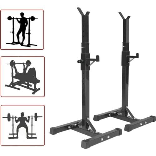Dumbbell Rack Barbell Stand Gym Support Fitness Equipment Placement Exercise Accessories Training Device 500KG 14 Levels Adjust