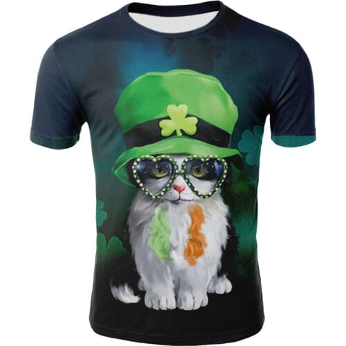 Funny 3D Printed T-shirts for Men and Women T-shirts for Children Casual Tops Cartoon Cats Funny Cats Cute Cats