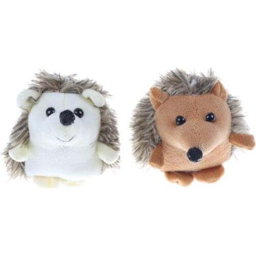1Piece Plush hedgehog toys , Animal Plush Stuffed Toys doll ; Key chain ring pendant plush TOY New Arrival
