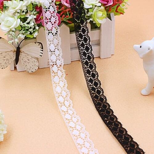 10yards/lot Hot Sale Lace Ribbon Tape width 20MM lace fabric Trim Ribbons for DIY Sewing Garments Handmade Clothing Accessories