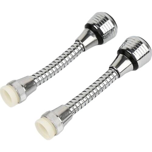 360 Degree Adjustment Kitchen Faucet Extension Tube Bathroom Extension Water Tap Water Filter Foam Kitchen Faucet Accessories