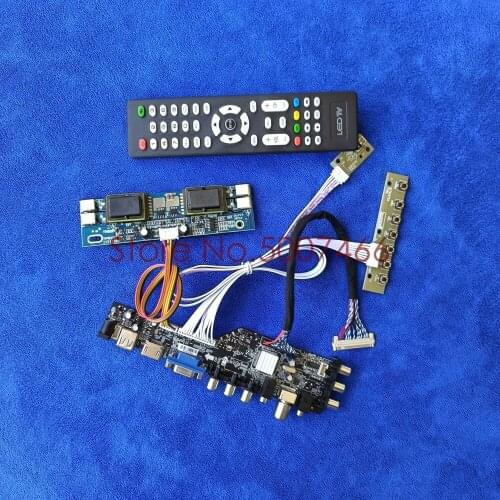 4CCFL 30 Pin LVDS USB VGA screen 1920*1080 for M270HW01/M240HW01/M215HW01/M215HW03 signal digital DVB LCD control board kit