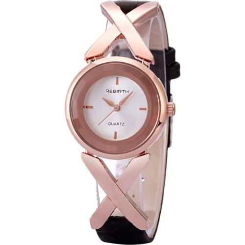 50pcs/lot RE007 fashion luxury lady bracelet watch wrap quartz casual rebirth bangle watch with good quality wholesale watch
