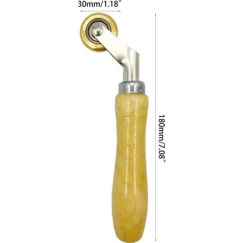 6mm Brass Penny Roller with Ball Bearing Plastic Hot Air Plastic Welder Tool X4YE