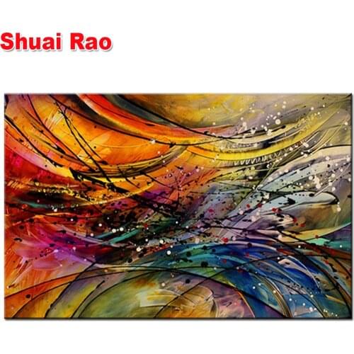 NEW diamond painting abstract lines colorful gorgeous picture 5d diamond embroidery Painting home Decor,3d diy Handmade gift