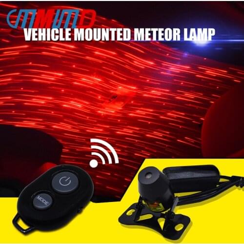 Auto Atmosphere Ambient Star laser Light DJ Music Sound Lamp Remote Control Spotlight Voice Control LED USB Plug Car styling
