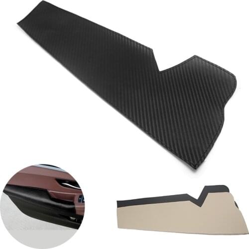 Car Microfiber Leather Interior Driving Side Door Handle Armrest Panel Pull Cover Trim For BMW 5 Series F10 F18 2011 2012 - 2017