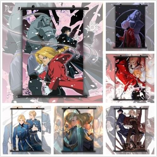 Fullmetal Alchemist Edward Alphonse Elric Anime Posters Retro Poster Canvas Painting Wall Decor Wall Art Picture Home Decor