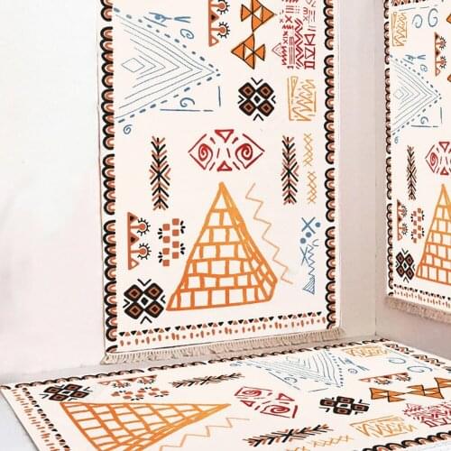 Home Decor Bedroom Study Floor Mat Kids Play Game Tapete Bohemian Geometric Carpets For Living Room Sofa Coffee Table Area Rugs
