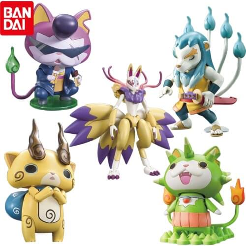 Bandai Yo-kai Watch JIBANYAN Boxer Cat Robot Cat Jiro K Times Wolf Villain Cat Nine Tailed Fox Assembled Toy Model