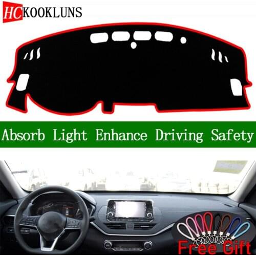 For Nissan Teana J34 2019 Dashboard Cover Sun Shade Dash Mat Pad Carpet Car Stickers Interior Accessories