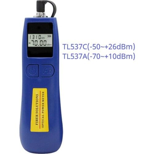 TL537 6 Wavelengths Mini Optical Power Meter Tester Optical Fiber Tester Optical Work Rate Meter Handheld Optical Work FTTH