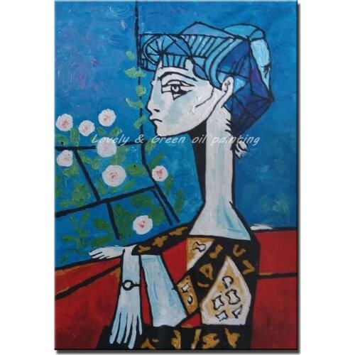 Mintura Hand Painted Famous Oil Painting On Canvas Abstract Figure Paintings Fashion Home Entrance Decorative Wall Art Pictures