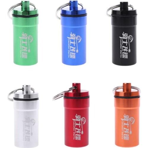 Soft Dart Head Tip Points Storage Case Portable Carry Box Flights Protector Ring Pad Holder Keyring Darts Accessory