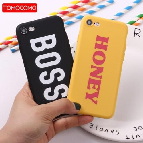 Lover Boss Honey King Queen Soft TPU Silicone Matte Case Fundas Coque Cover For iPhone 11 6 6S 12 SE 8 8Plus X XS Max 7 7Plus