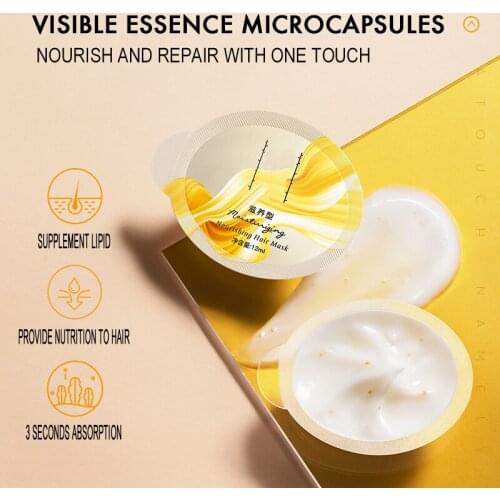 Sevich 7pcs/SET Nourish Hair Treatment Mask Effectively Repair Damaged Dry Hair 3 MINS Restore Soft Hair Water Bombs Mask