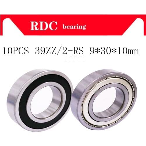 Free shipping 10PCS 639ZZ bearing 9*30*10(mm) bearing 10pcs Bearing 639 2RS 639Z 639 ZZ chrome steel bearings