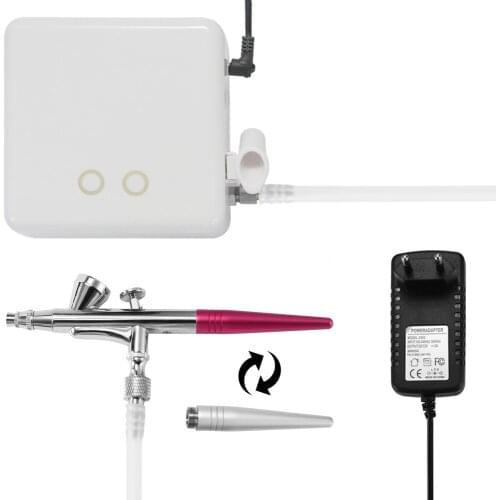 Portable Spray Pump Pen Air Compressor Set for Makeup Art Painting Craft Cake Spray Model Beautiful Airbrush Kits