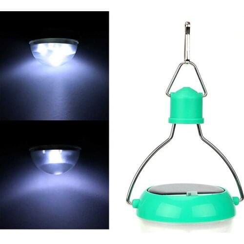 Portable LED Solar Camping Light Hanging Lights Outdoor Solar Powered Lantern Led Garden Light For Kis Reading Garden Patio Yard