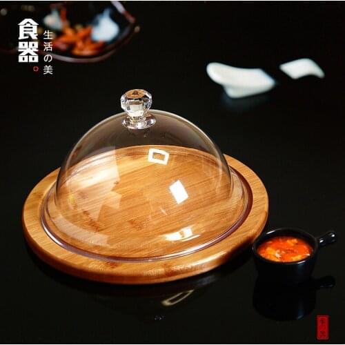 25%,Highly Transparent Acrylic Food Cover Fresh Food Cover Snack Display Cover Food Domes Cake Cover