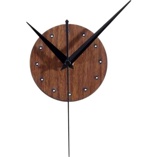 Retro Silent Clock Movement Kits Pastoral Style Clock Movement for DIY Clock Replacement Without Battery