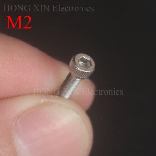 Cap Screw M2*4/5/6/8/10/12/16/20 Stainless Steel 304 Hexagon Hex Socket Head Allen Hex Bolt Furniture Fastener