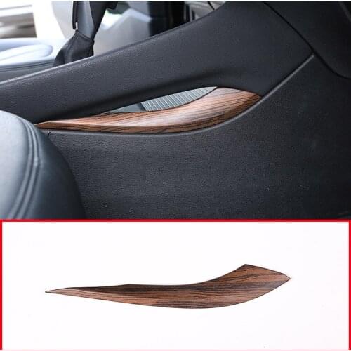 Pine Wood Grain For BMW X1 F48 2016-2018 For BMW X2 F47 2018 ABS Plastic Car Central Control Side Decoration Trim Car Accessory