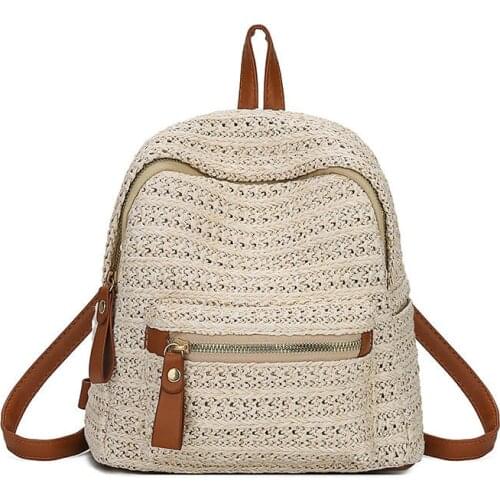 THREEPEAS Women's Beige Backpacks China