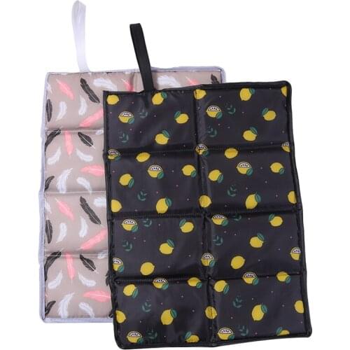 Oxford Cloth Folding Camping Mat Portable Outdoor Waterproof Foam Sitting Pad Beach Mat Prevent Dirty Hiking Small Seat Pad New