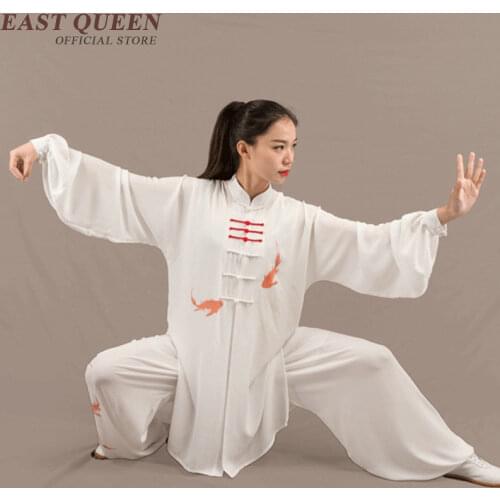 Chinese traditional clothing for women kung fu uniform tai chi suit wu shu martial arts plus size wing chun clothes FF292 A