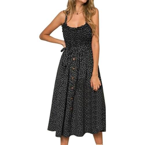 VALINK Summer Polka Dot Dresses