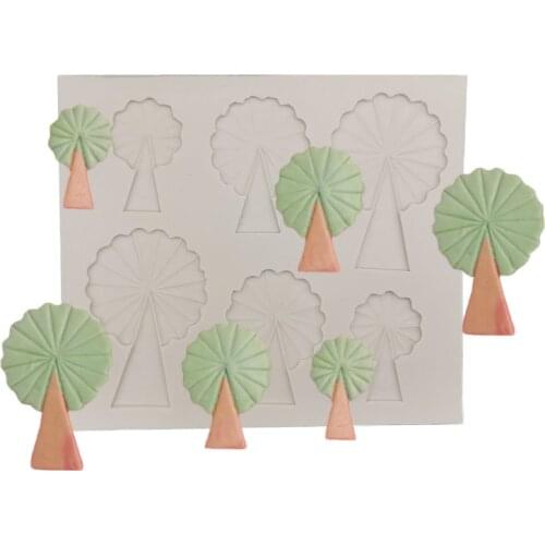 Windmill Silicone mold Fondant Cakes Decorating Tools Silicone Mould Sugarcrafts Chocolate Baking Tools For Cakes Gumpaste Form