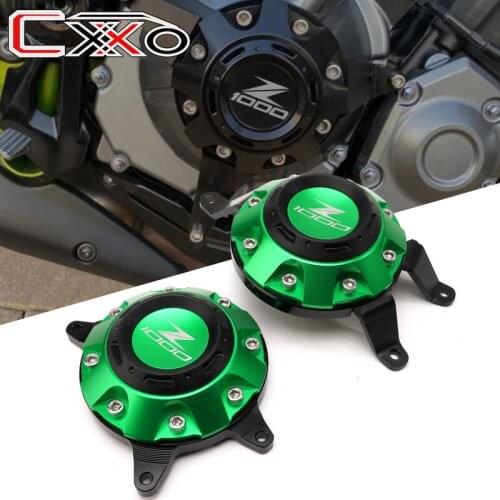 Z1000 Z1000SX Z1000R Motorcycle Engine Cover Stator Case Guard Crash Slider Protector For Kawasaki z 1000 z1000sx z 1000R