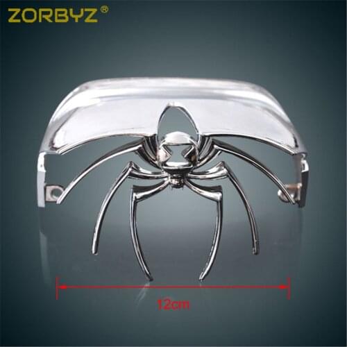 ZORBYZ Chrome Parts Chroming Spider Widow Rear Tail Light Cover Fit for Harley Motorcycle