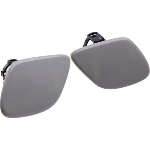 1 Pair Left Right Car Front Bumper Headlight Washer Jet Nozzle Cover Cap 85381-48060 Fit for Lexus RX400H 2006-2008 85382-48020