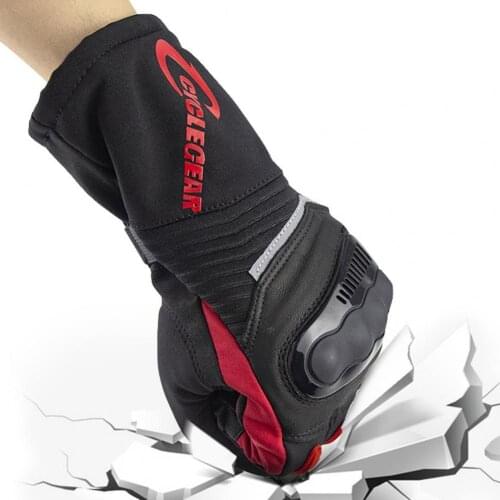 1 Pair Motorcycle Glove Men Winter Waterproof Wear-Resistant Outdoor Sports Riding Snow Gloves